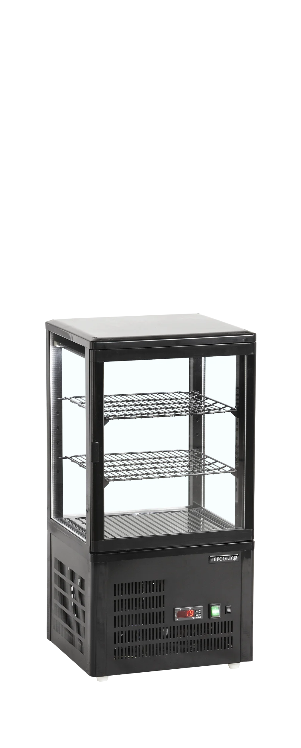 TEFCOLD UPD60-BLACK – Display-kølemontre, Bordmodel
