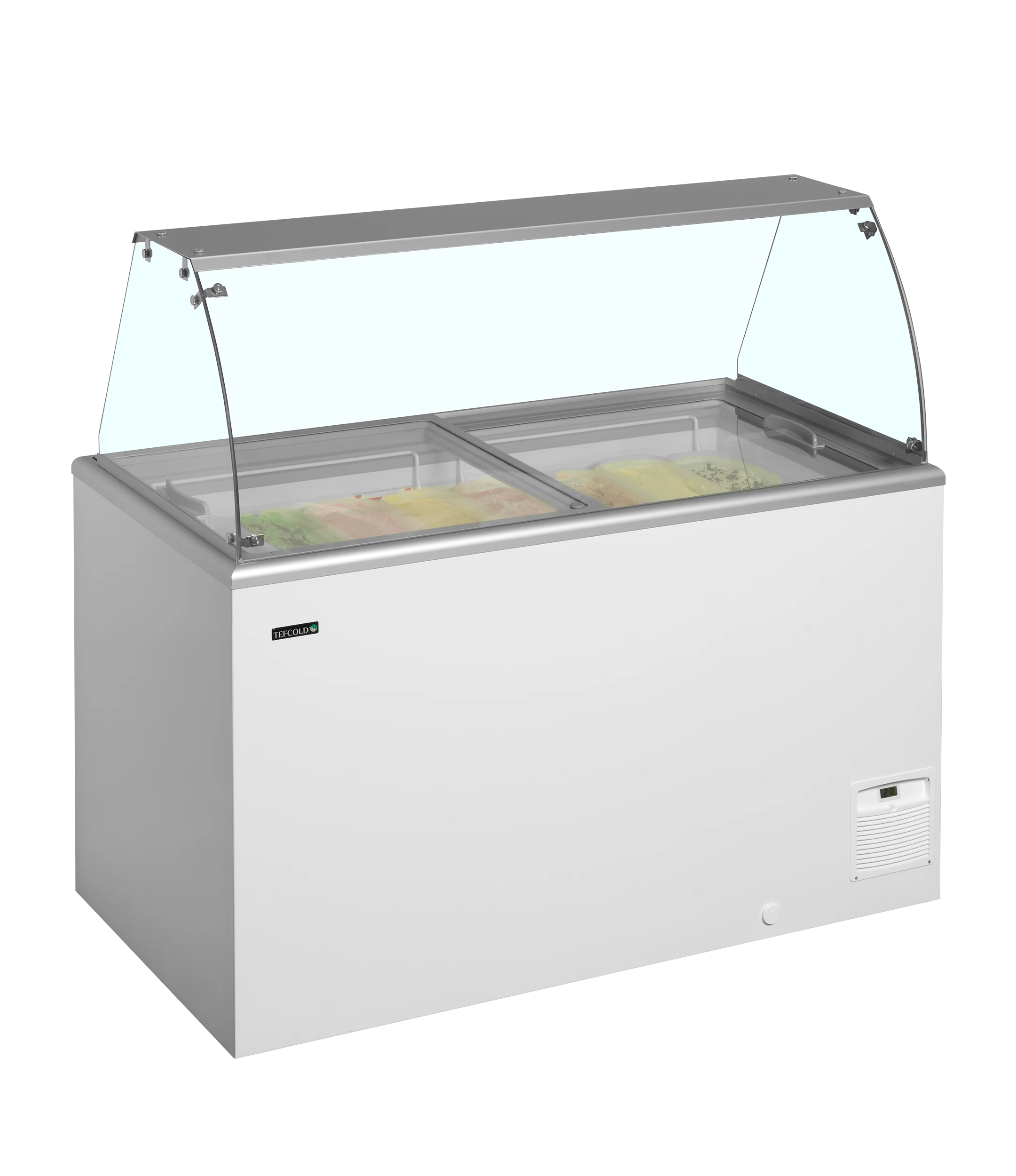 TEFCOLD IDA400-W1+ – Isdisk / Scoop ice fryser