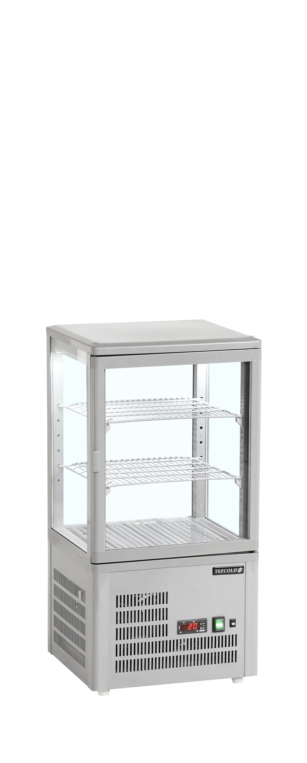 TEFCOLD UPD60-GREY – Display-kølemontre, Bordmodel