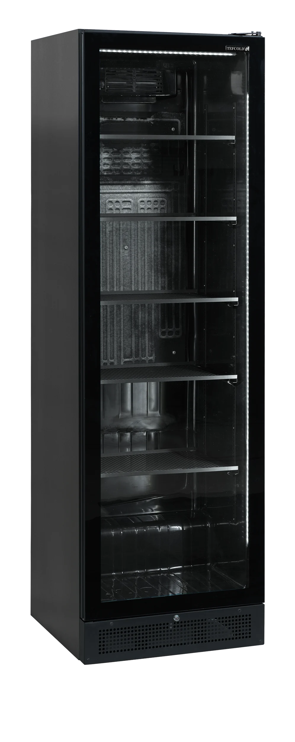 TEFCOLD SCU1425 FRAMELESS – Sort display køleskab