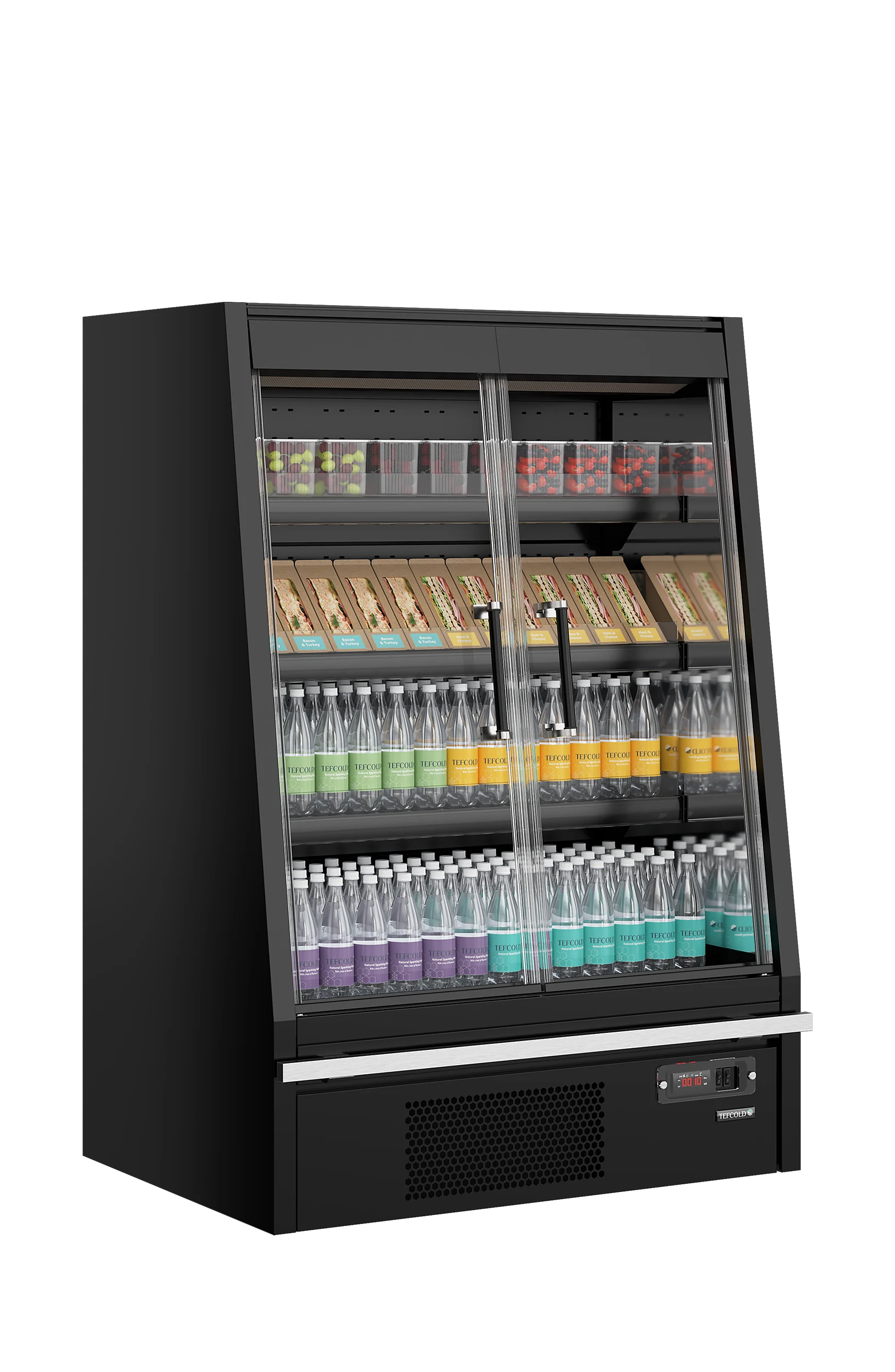 TEFCOLD Galaxy+ GPL10FGD Black – Multideck køler til supermarked