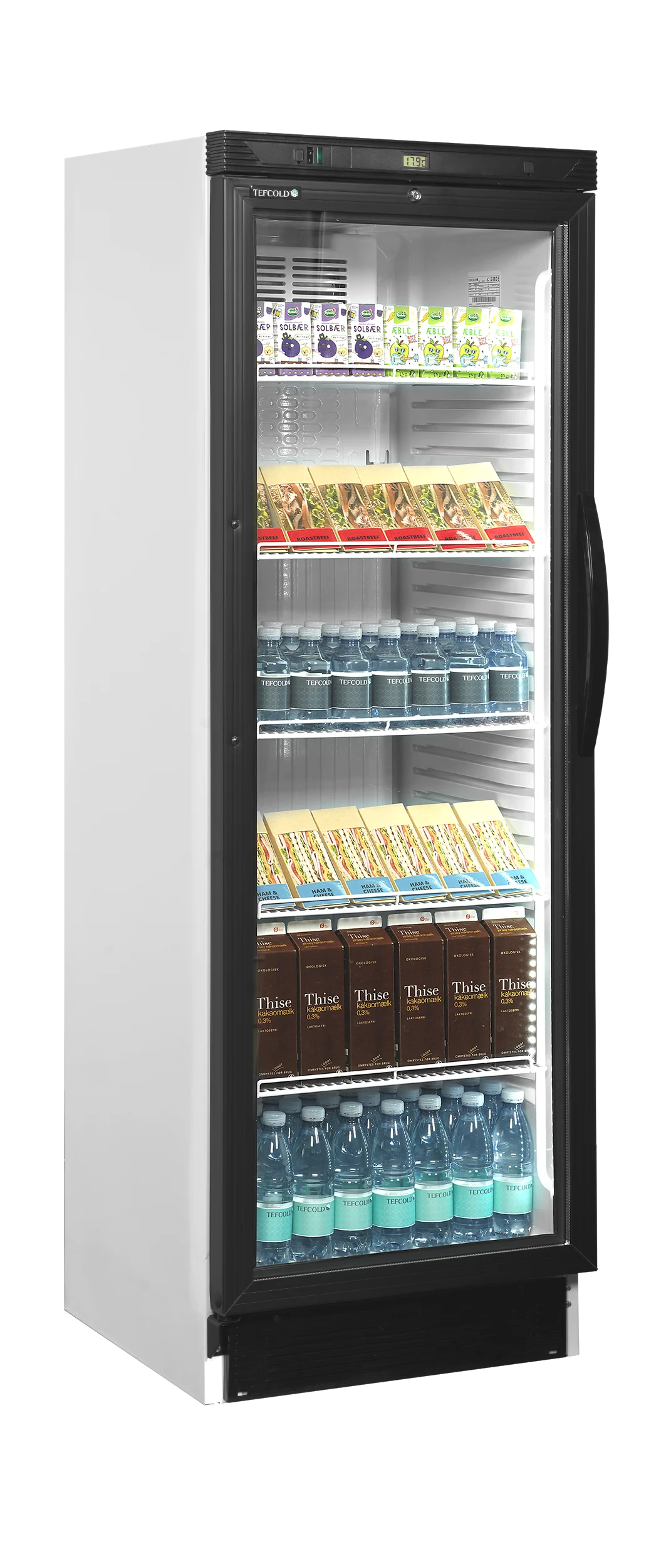 TEFCOLD CEV425 1 LED L/H – Flaskekøleskab, venstrehængt dør