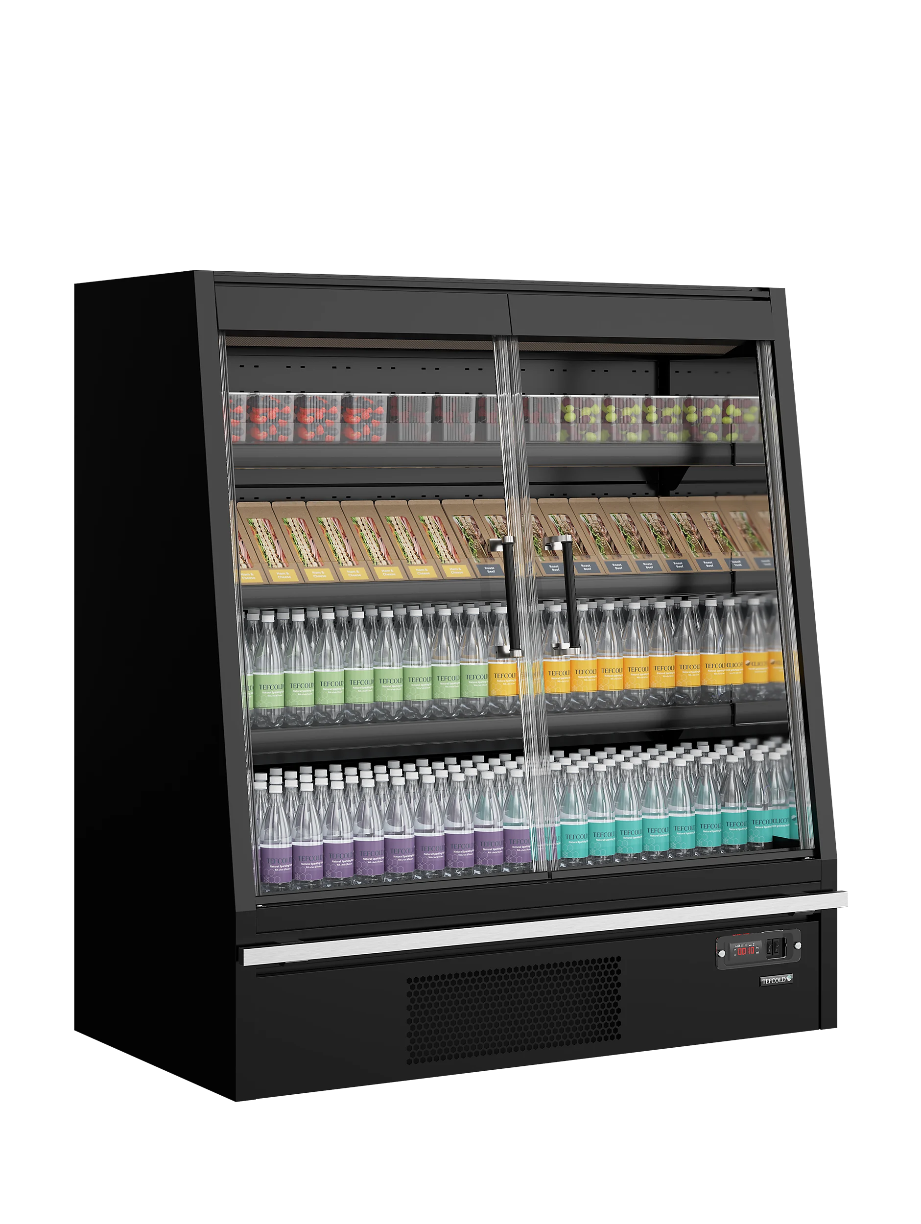 TEFCOLD Galaxy+ GPL14FGD Black – Multideck køler til supermarked