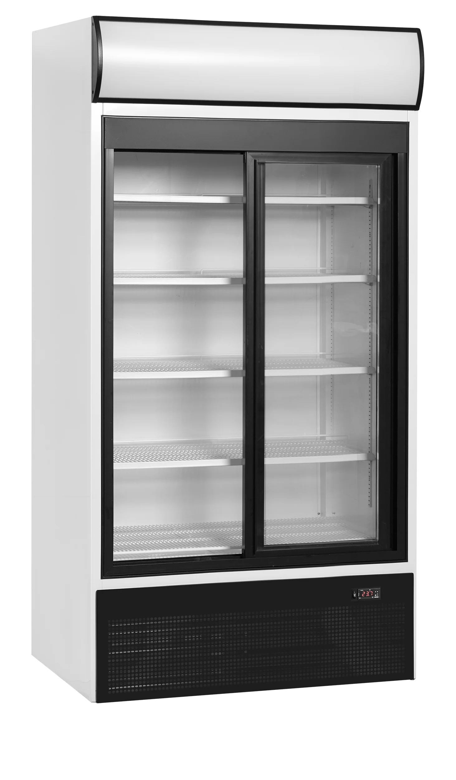 TEFCOLD FSC1000S – 2-dørs displaykøler med lystop