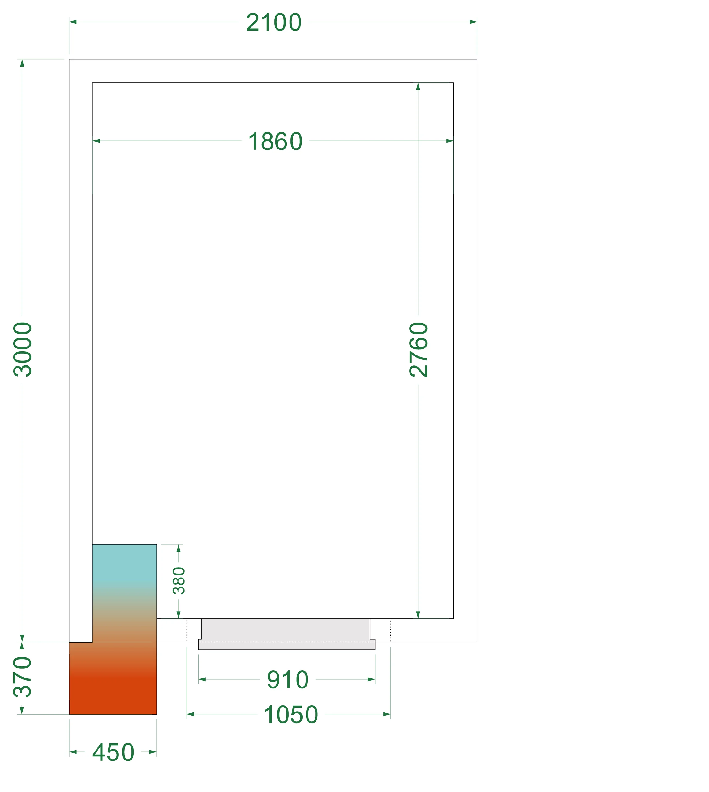 TEFCOLD CRNF2130WD – Fryserum