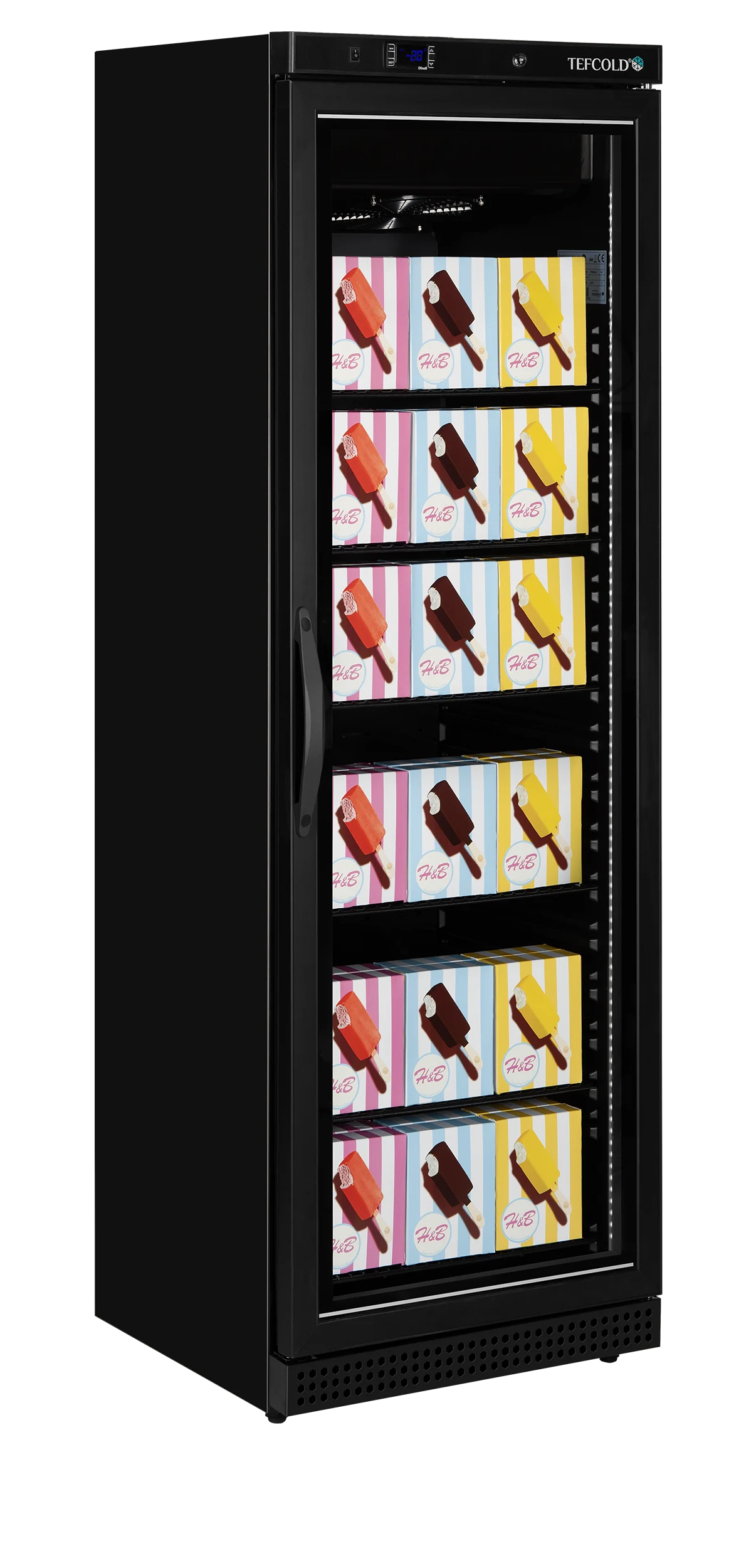TEFCOLD UF400VGB – Displayfryser