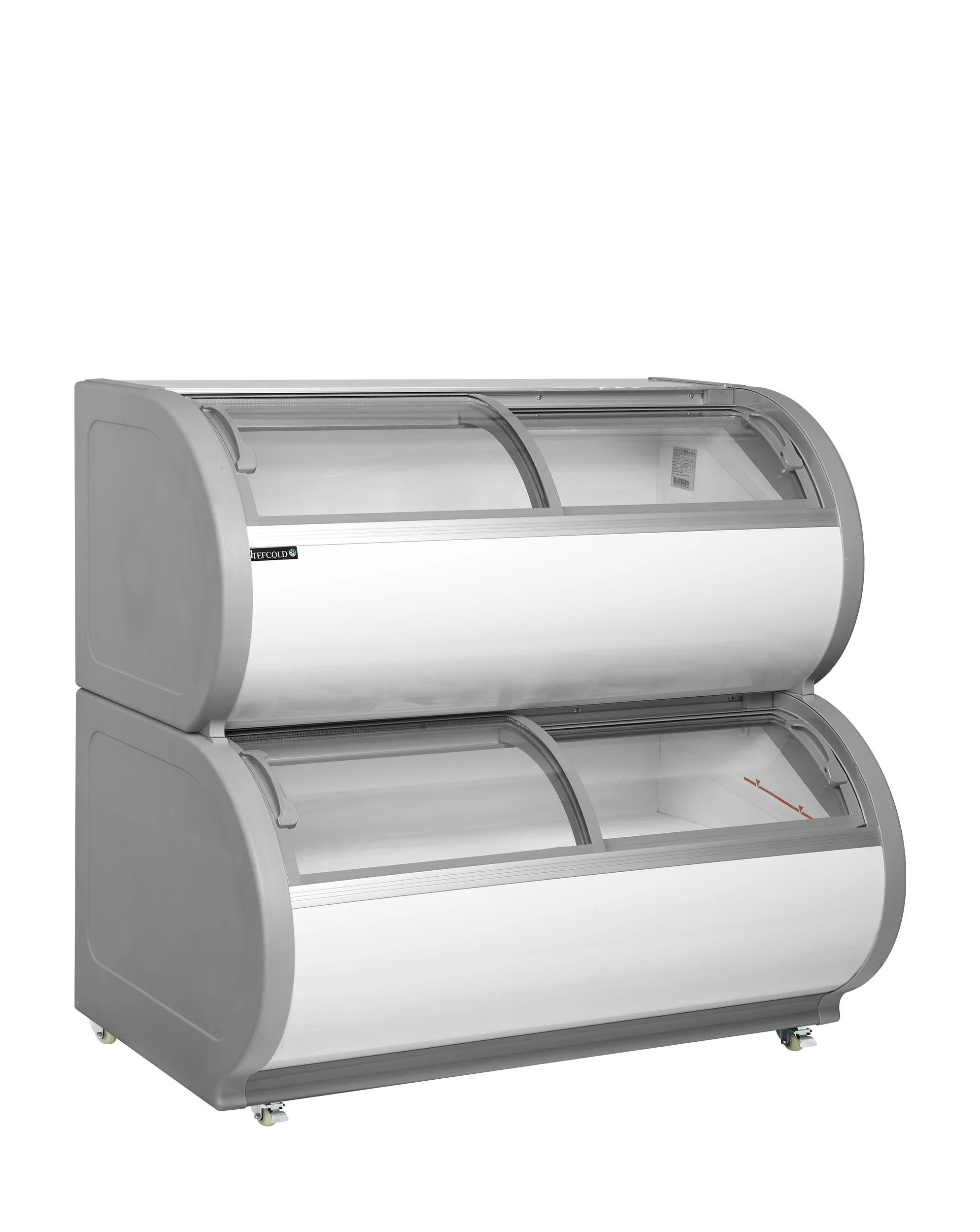 TEFCOLD TD500 – Displayfryser i to niveauer