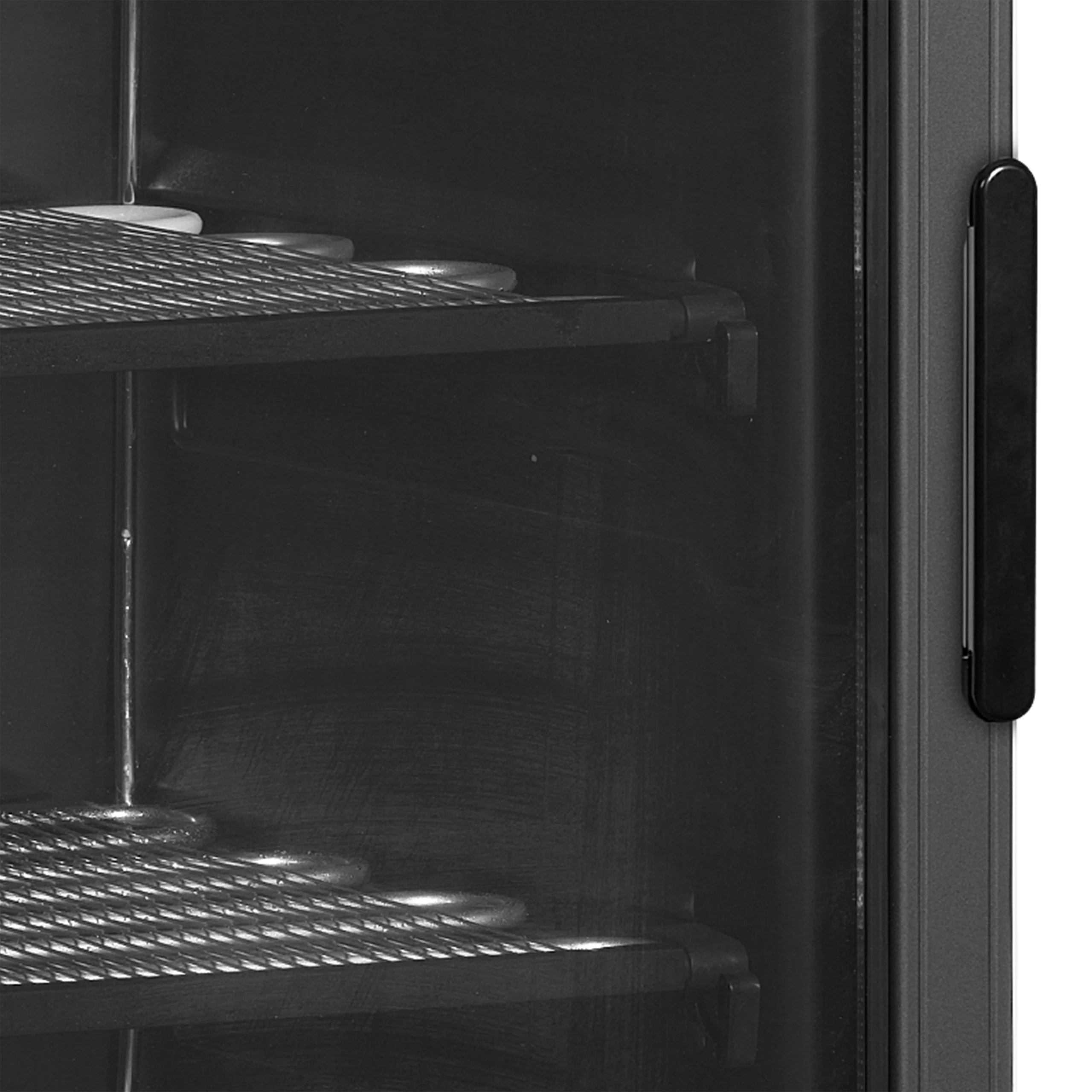 TEFCOLD UFSC371G Black L/H – Display fryser, venstrehængt dør