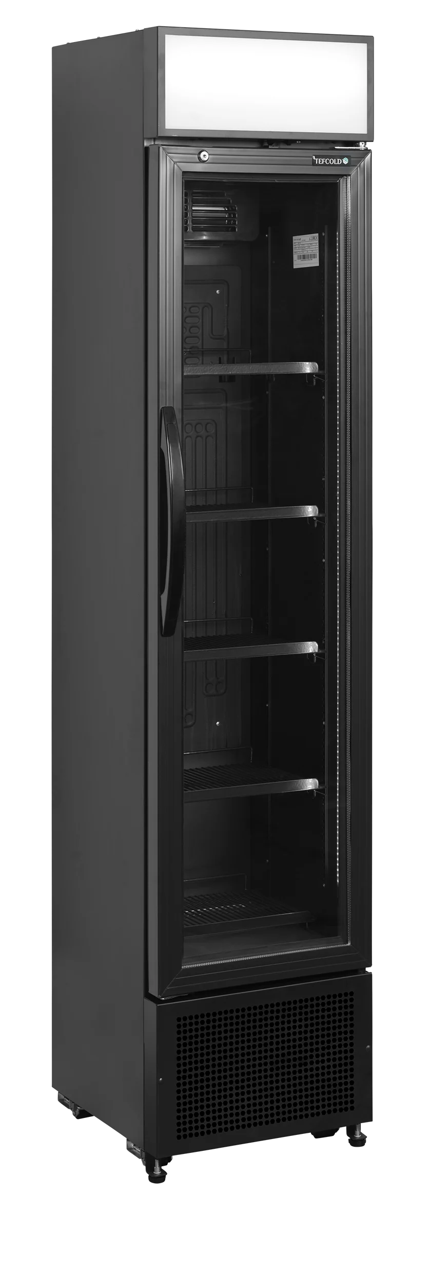 TEFCOLD FSC175H BLACK – Flaskekøleskab