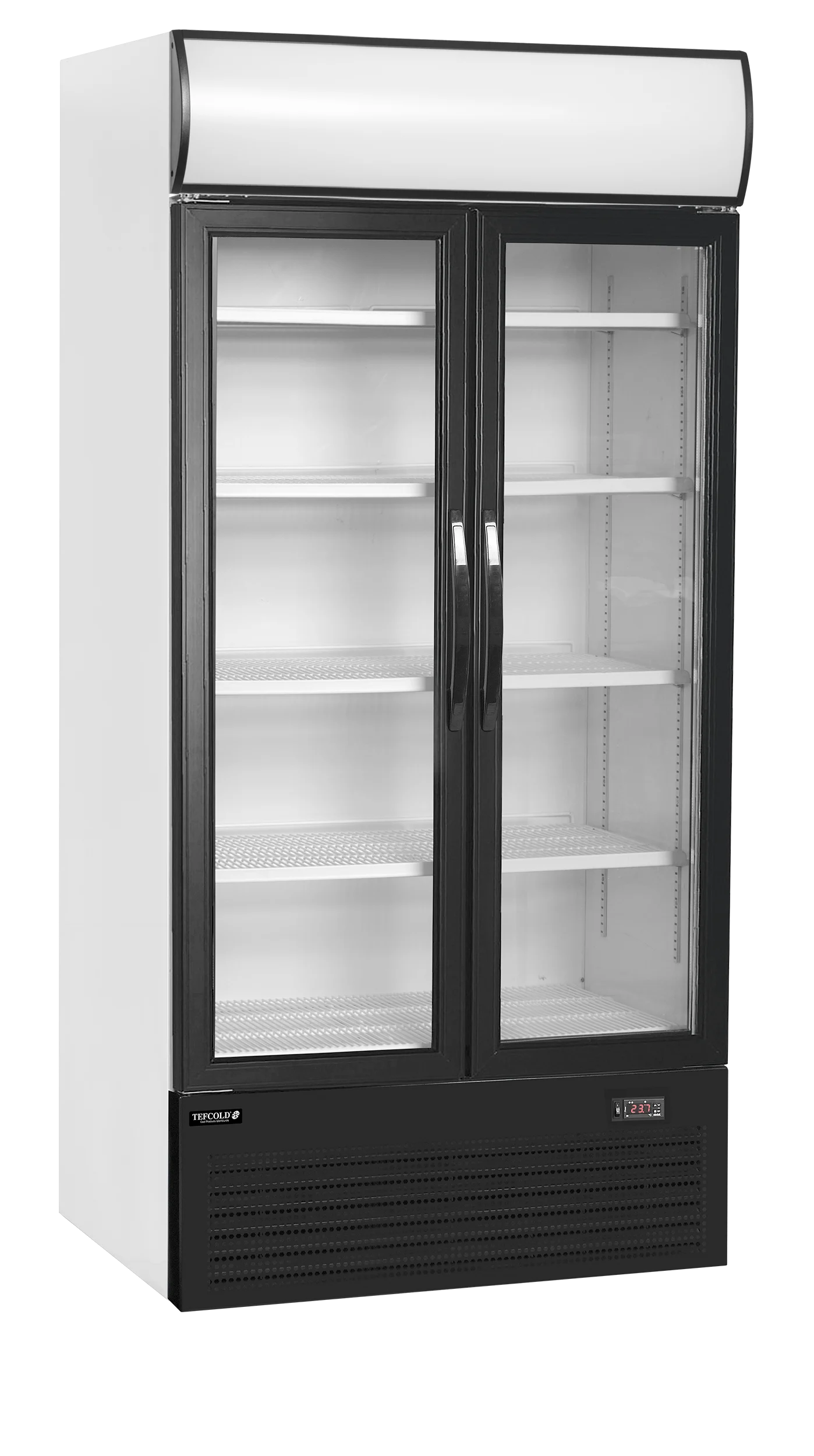 TEFCOLD FSC1000H – 2-dørs displaykøler med lystop