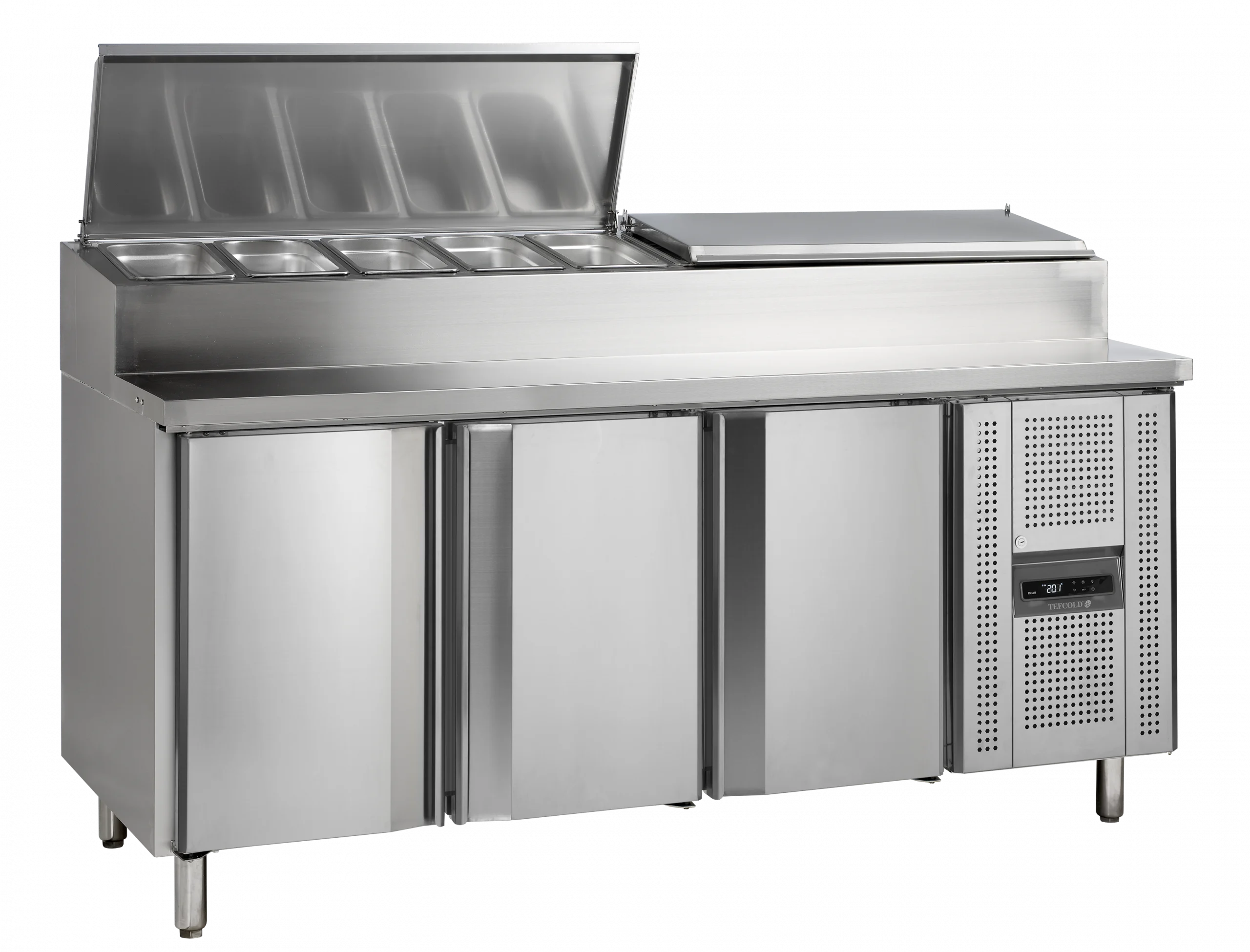 TEFCOLD SS7300 – Rustfri sandwichbord GN1/1