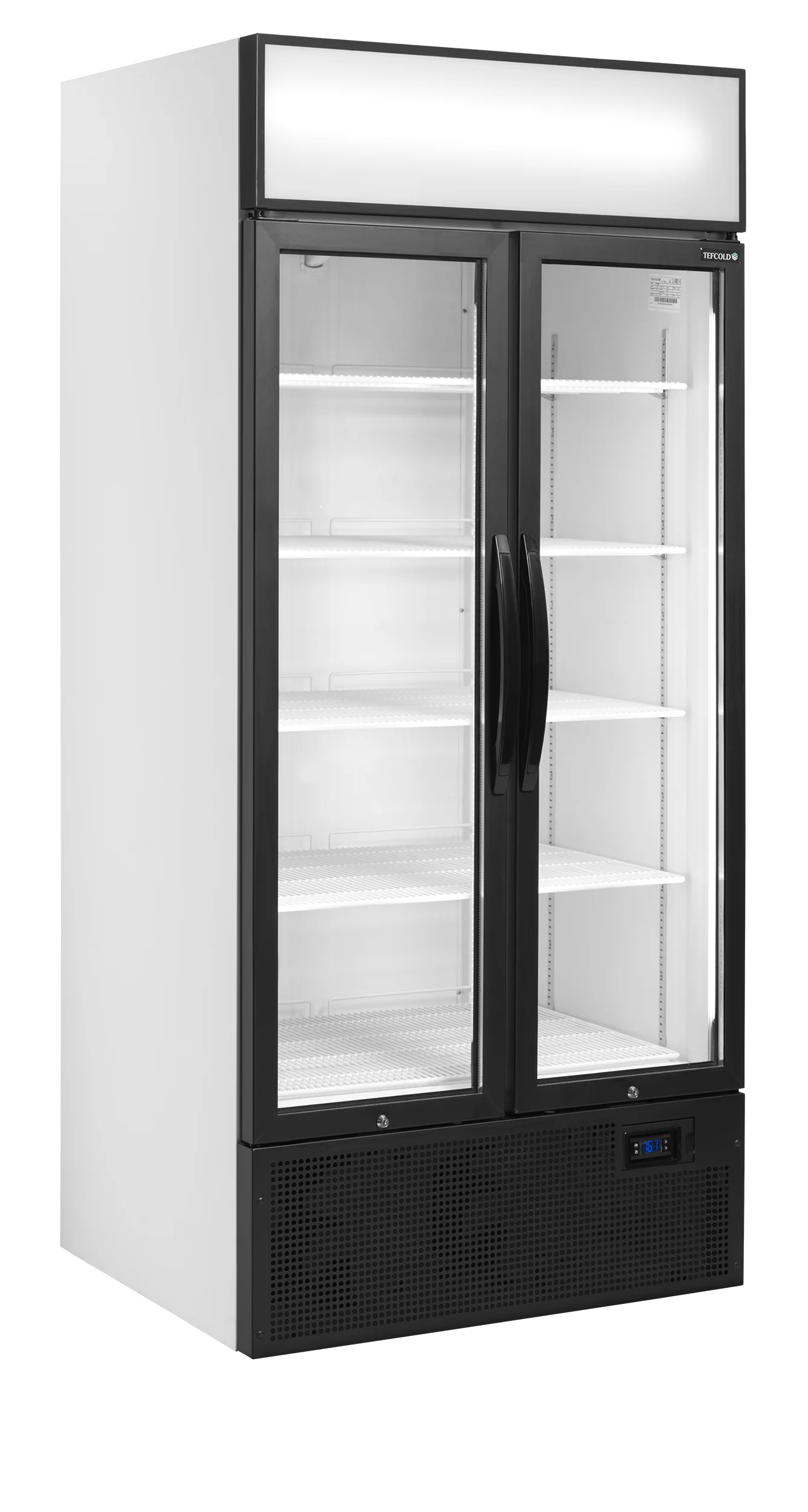 TEFCOLD FSC891H – 2-dørs displaykøler med lystop
